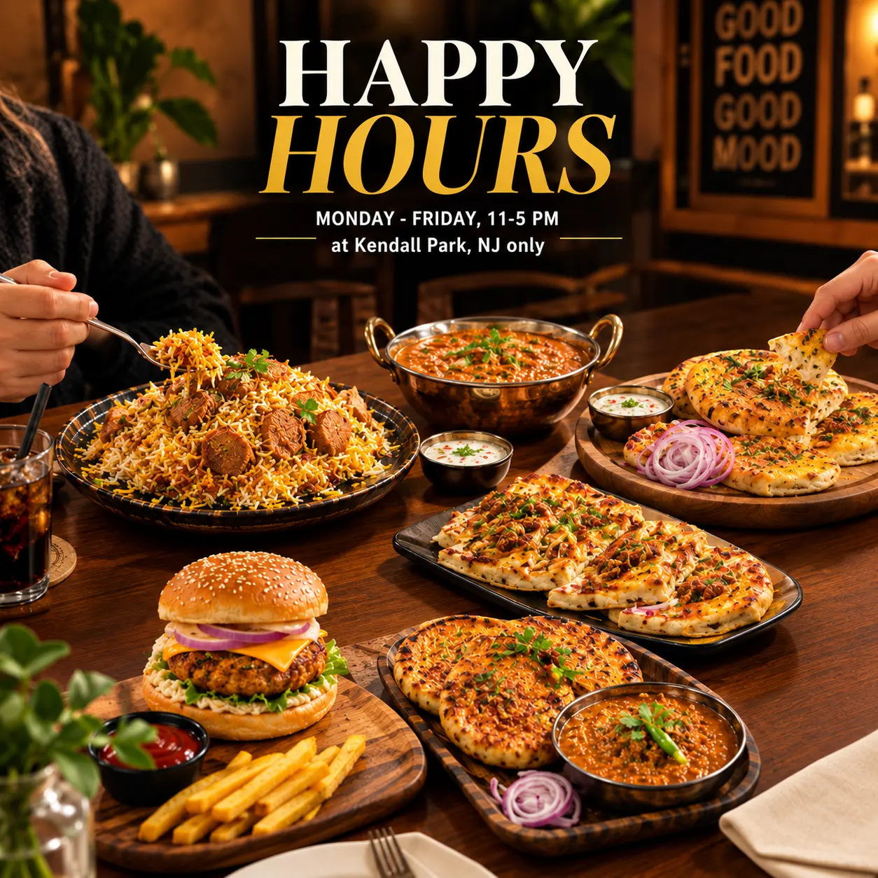 Kendall Park Happy Hours: 5 Vegetarian Favourites from $8.49